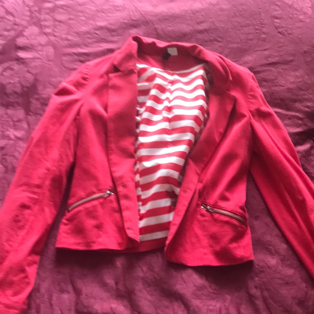 Red blazer